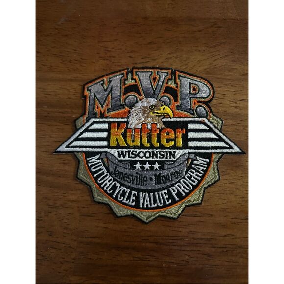 MVP Motorcycle Value Program Kutter WI janesville Monroe Biker Patch (5054) - Picture 1 of 3